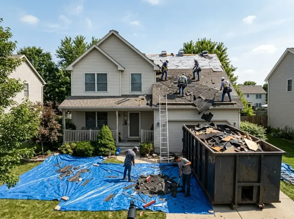 roof-replacement-debris-remova-004 — frequently asked questions, Cheapest Dumpster Rentals in Bryan, TX